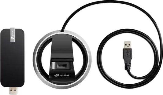 (Open Box) TP-Link Archer T9UH 1900 Mbps High Gain Wireless Dual Band USB Adapter  (Black, Silver)