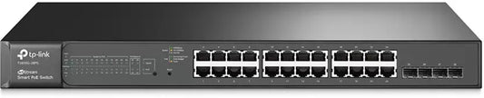 (Open Box) TP-link JetStream 24-Port T1600G-28PS(TL-SG2424P) (Black)