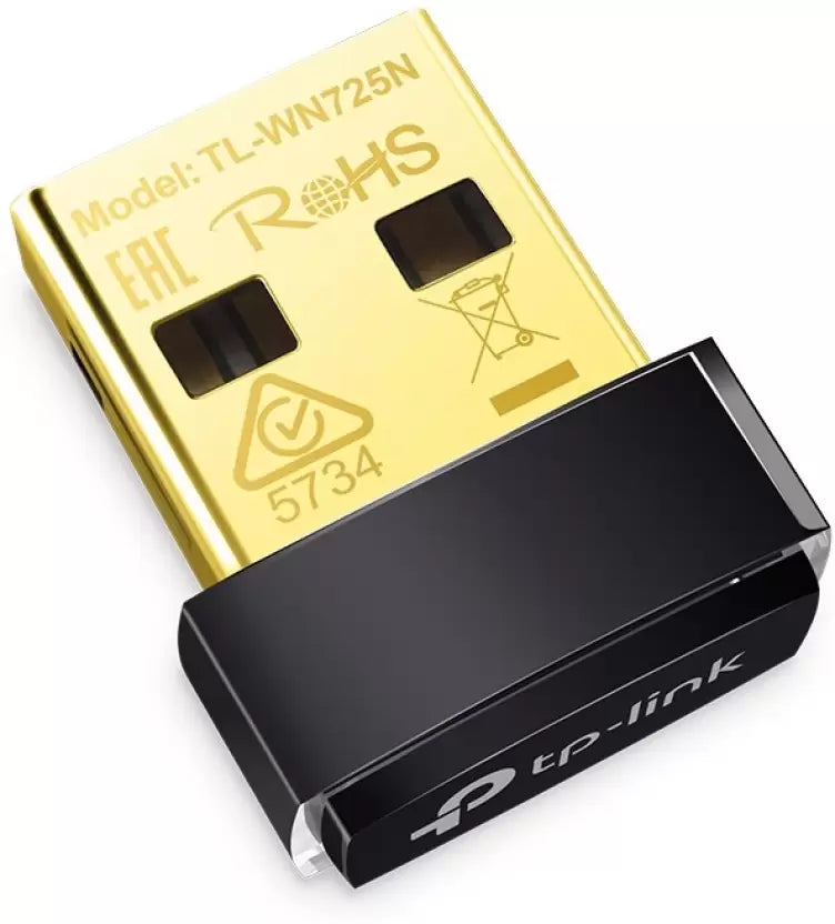 (Open Box) TP-Link TL-WN725N Wi-Fi Receiver 150 Mbps Wireless Nano USB Adapter (Black)
