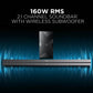 (Open Box) boAt Aavante Bar 2000 160 W Bluetooth Soundbar  (Premium Black, 2.1 Channel)