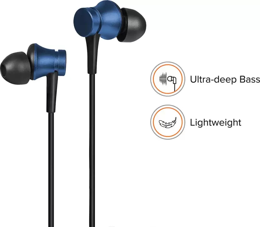 (Open Box) MI EARPHONES BASIC WITH MIC YDJC01JY Wired Headset